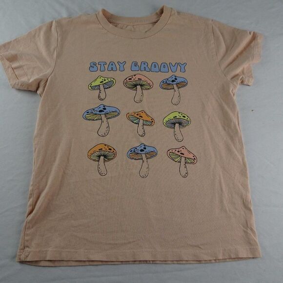 COPY - Grayson Stay Groovy Mushrooms Shirt Size S - Picture 5 of 10